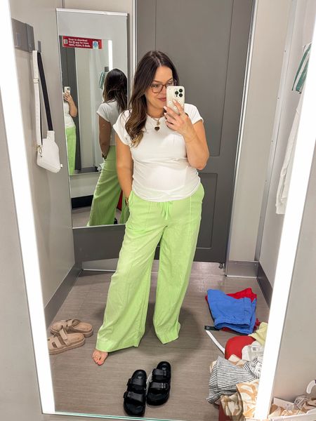 🎯 TARGET TRY ON // Size large wide leg pants / size large maternity top from Abercrombie 

Follow my shop @kelsiekristine on the @shop.LTK app to shop this post and get my exclusive app-only content!

#LTKbump #LTKfindsunder50 #LTKstyletip