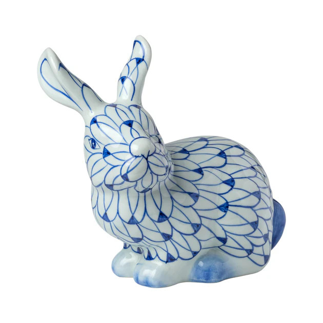 Chinoiserie Decorative Bunny - Large | Cailini Coastal