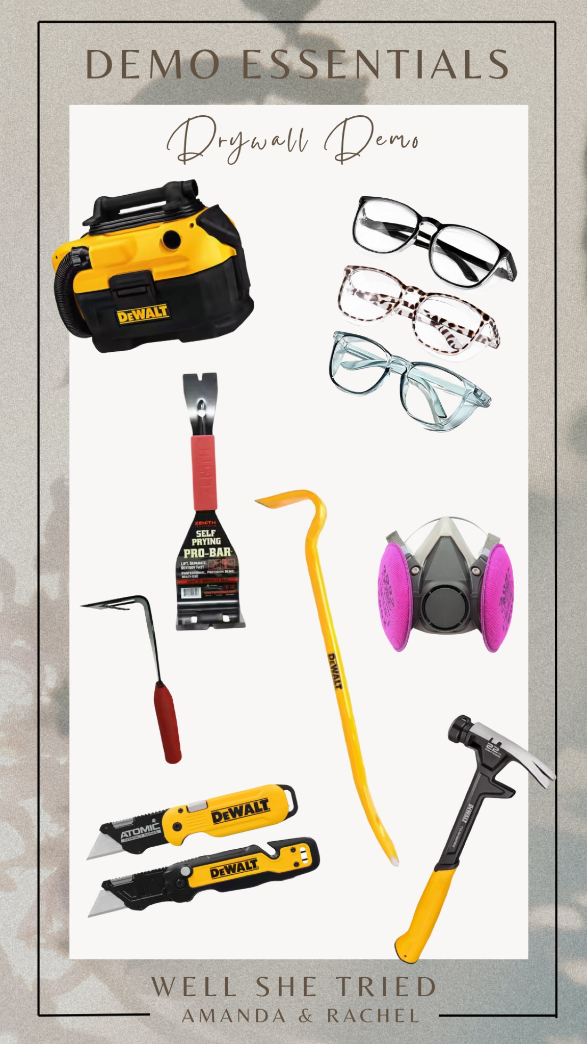 Demo is fun, but demo is even more fun when you have the right tools! ⚒️ 

#LTKHome #LTKU #LTKFindsUnder50