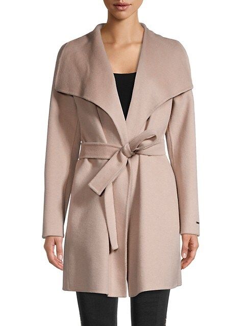 Ella De Wool-Blend Wrap Coat | Saks Fifth Avenue OFF 5TH