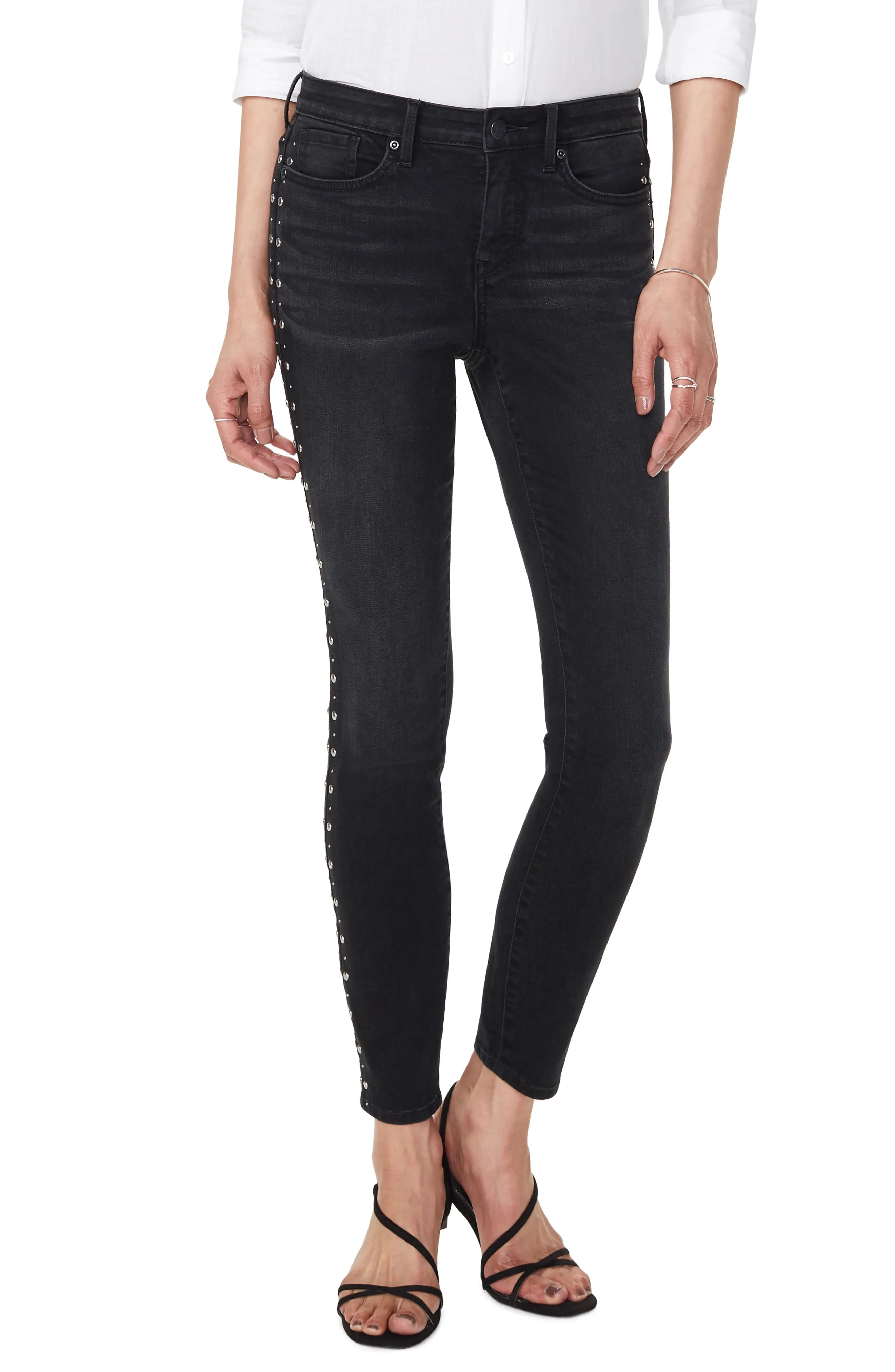 NYDJ Ami Studded Skinny Jeans at Nordstrom Rack | Nordstrom Rack