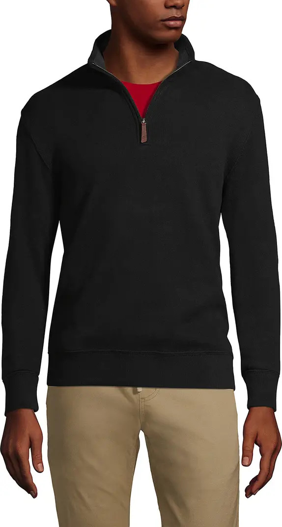 Lands' End Bedford Rib Quarter Zip Sweater | Nordstrom | Nordstrom