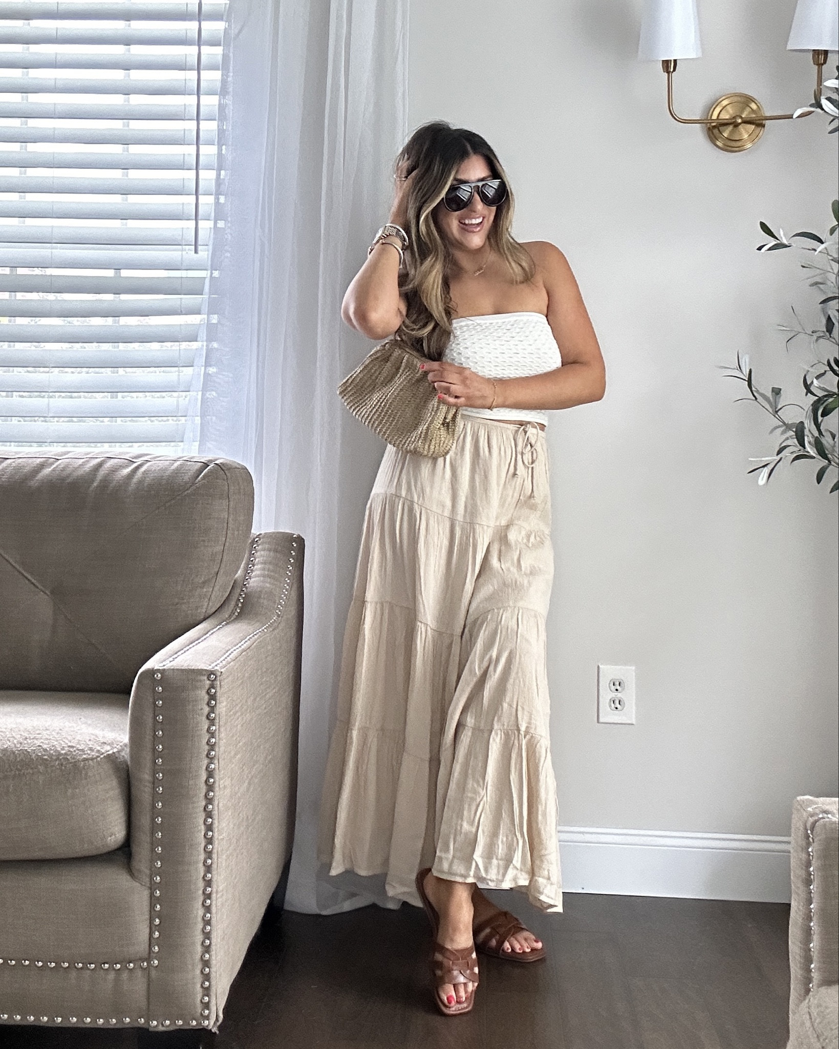 The cutest elevated casual outfit haul from aerie. Get up to 50% OFF (select styles)! Wearing small in all except skirt is a med. Xx ((I usually size down in bottoms in Aerie to smalls))

Spring outfit, vacation outfits, resort wear, casual outfit ideas 

#LTKstyletip #LTKsalealert #LTKSeasonal