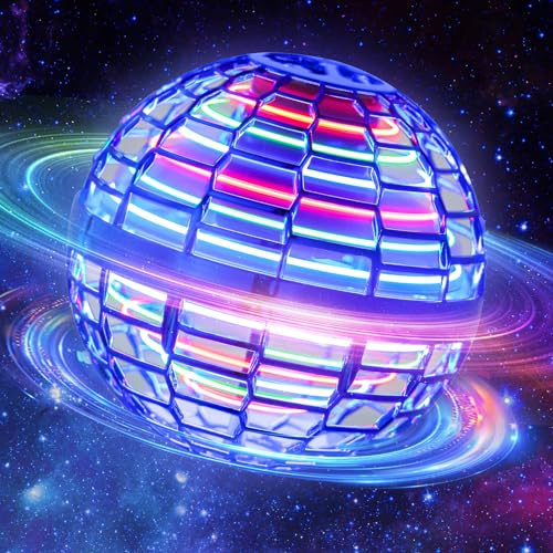 MERRYHOME Flying Orb Ball Hover Toys: Boomerang Ball 360°Rotating Hand Controlled Drone Orbit, 2024 Cool Toys, Gifts for 6 + Year Old Kids (Blue) | Amazon (US)