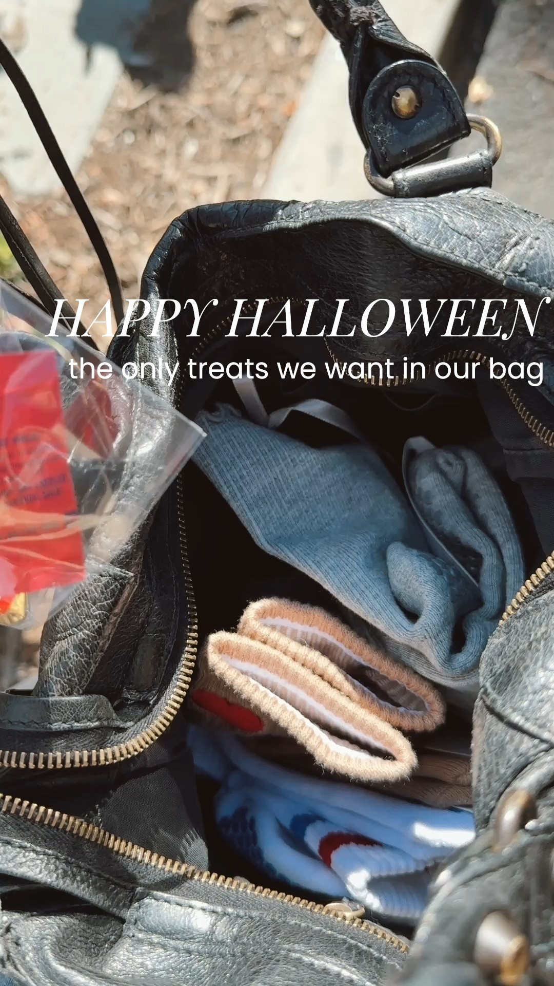 Trick or Treat 👻  let’s just say, never enough accessories 

Shop links to grab these treats and shop other faves your boo would love this Halloween 🖤✨🫶🏼

Bag: Balenciaga Moto
Grippy socks: Lucky Honeyy

#LTKGiftGuide #LTKActive #LTKHalloween