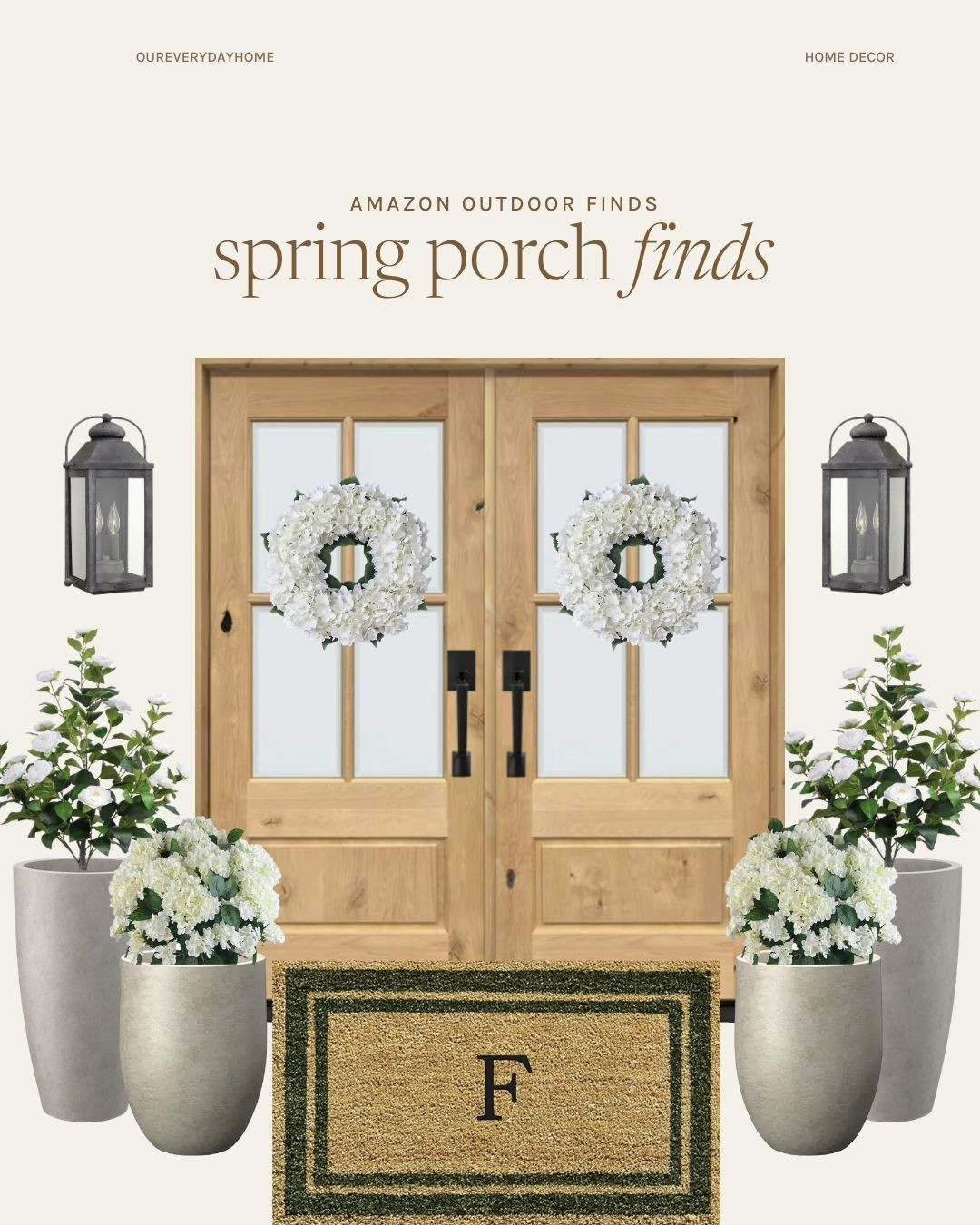 spring porch decor
home porch decor
spring wreaths 

 #LTKSeasonal #LTKHome