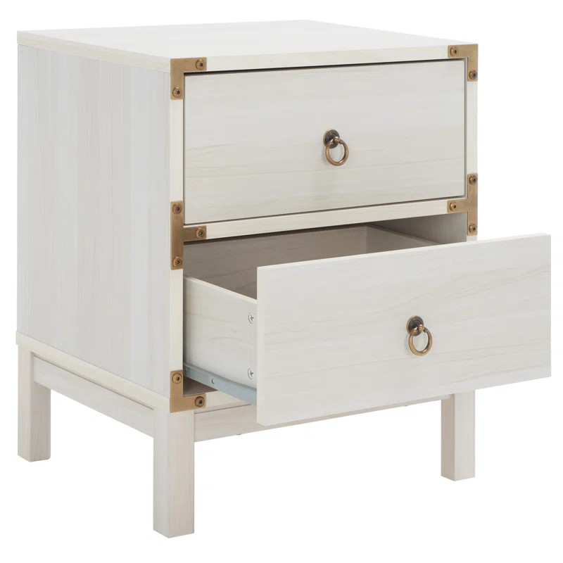 Alfano Solid + Manfactured Wood Nightstand | Wayfair North America