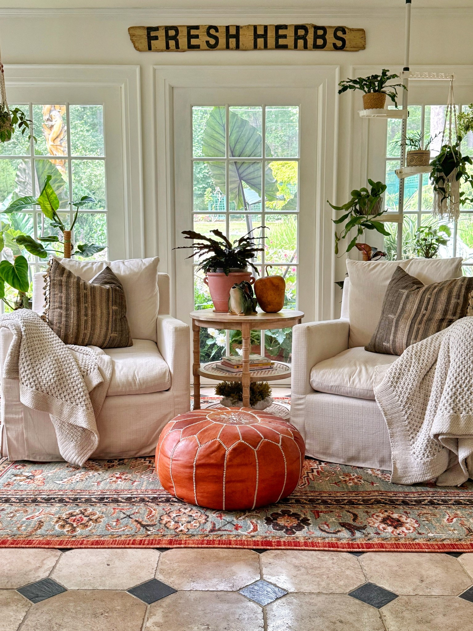Keeping it simple with my fall decor in the sunroom with houseplants, gourds, and lots of terracotta. 🪴🍂

#LTKHome #LTKSaleAlert