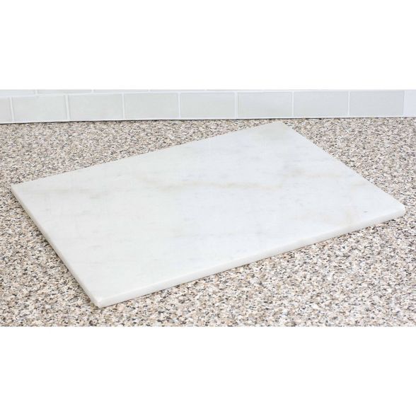 Home Basics Marble Cutting Board, White | Target