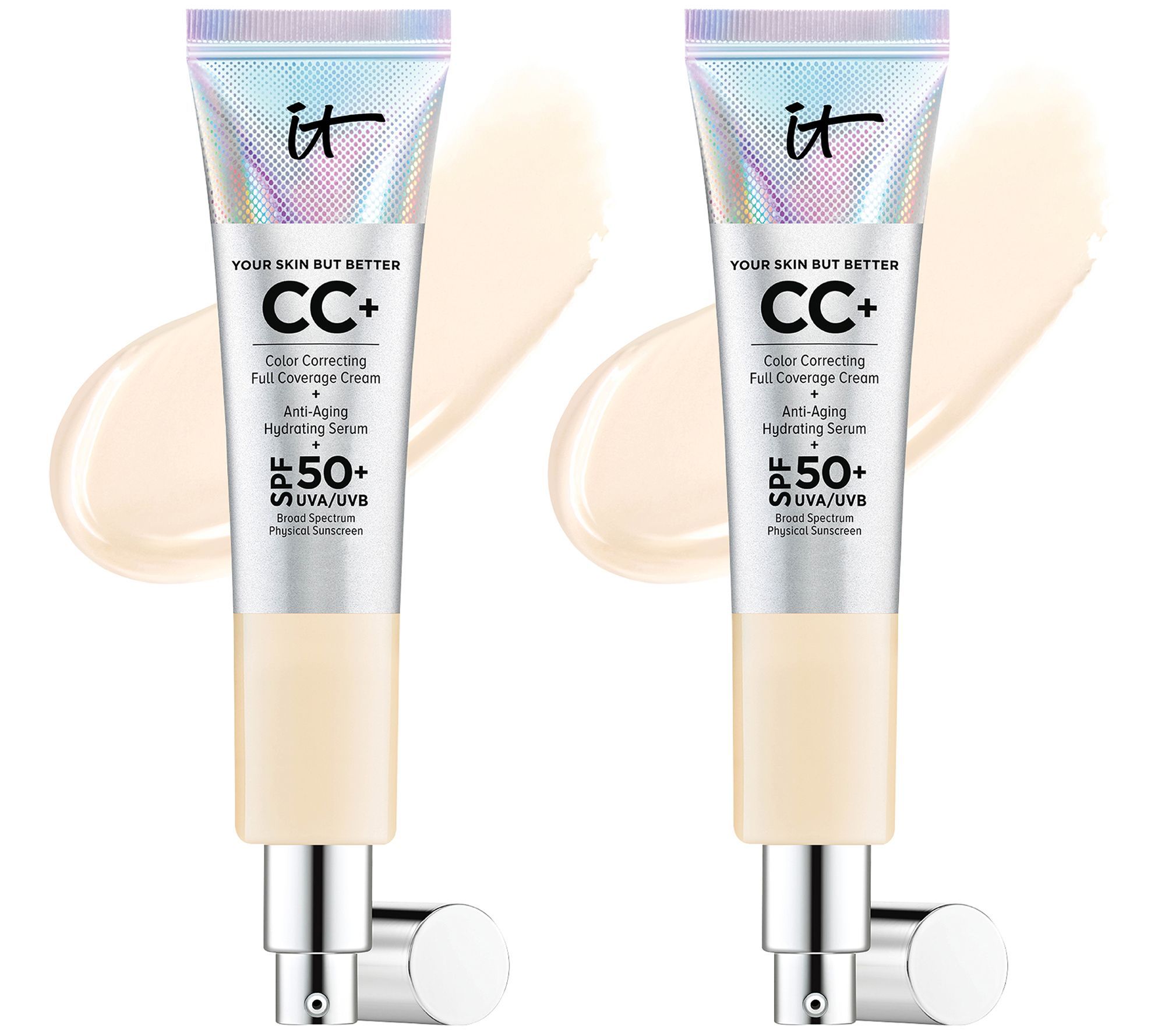 IT Cosmetics Supersize Duo Your Skin But Better CC Cream SPF 50 | QVC