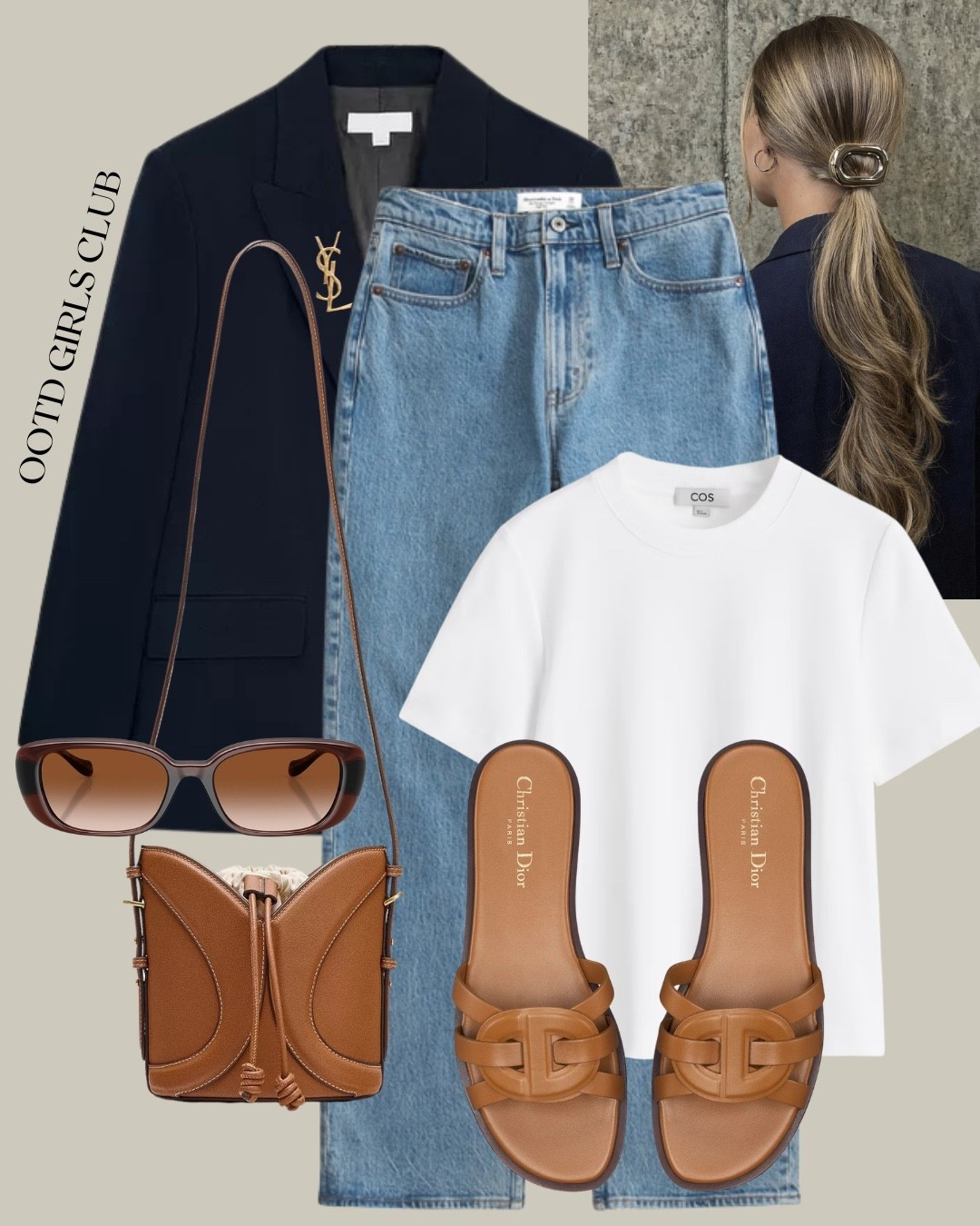 Navy blazer and chestnut brown accessories 

#LTKstyletip #LTKspring #LTKeurope