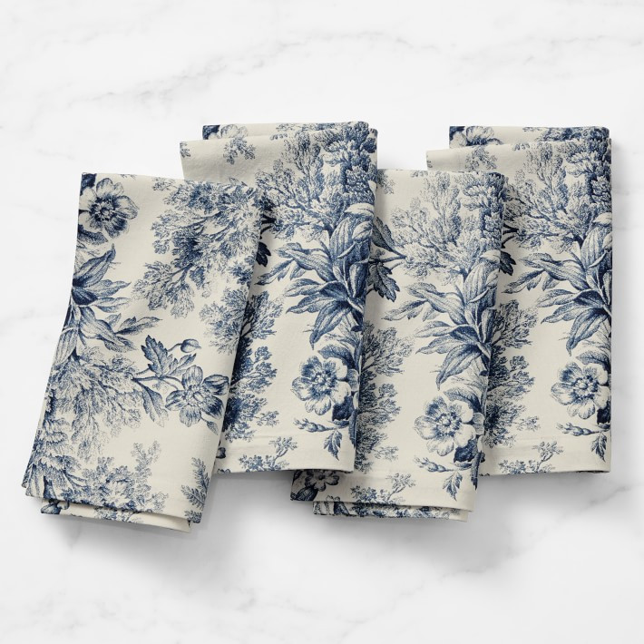 Botanical Toile Napkins, Set of 4 | Williams-Sonoma
