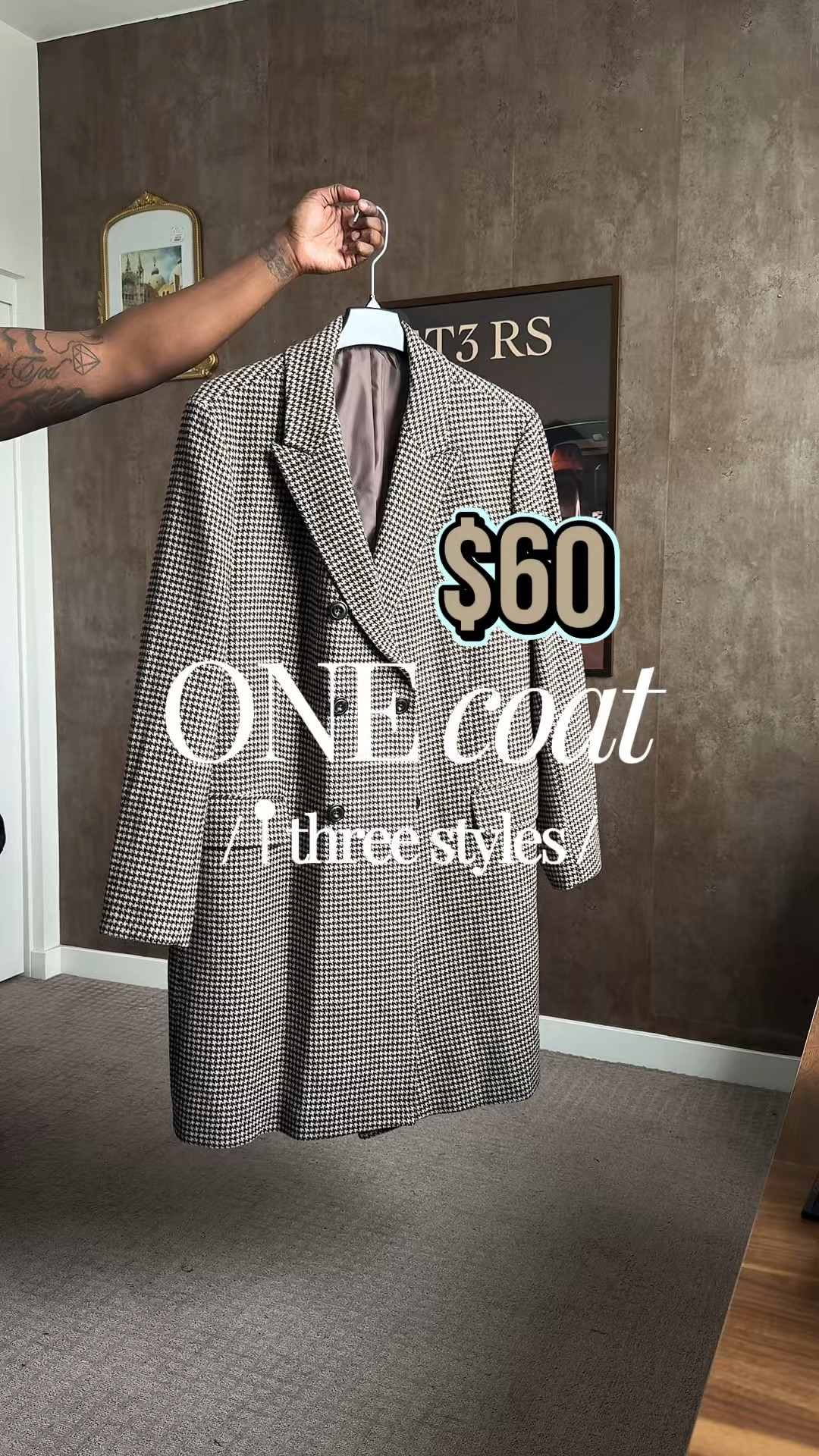 $60 Double Breast Peacoat 

#LTKMens #LTKPlusSize #LTKSaleAlert