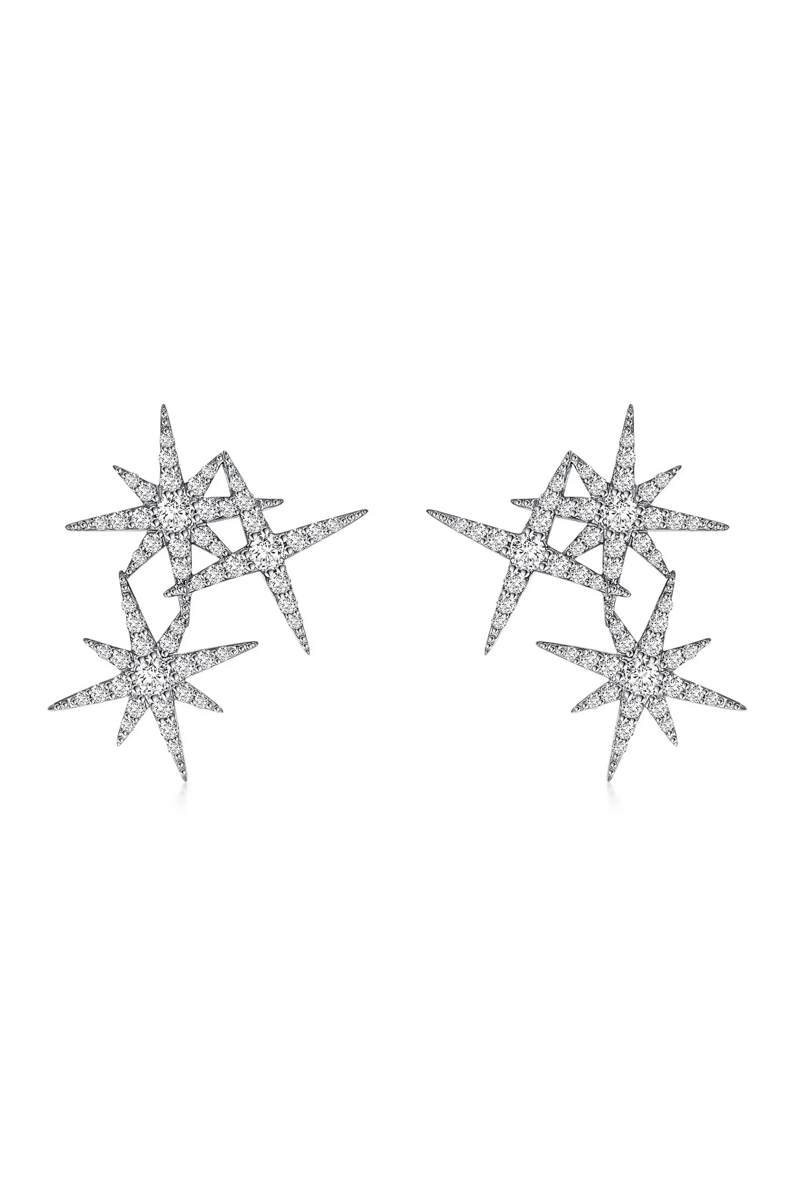 Simulated Diamond Star Cluster Drop Earrings (Women) | Nordstromrack | Nordstrom Rack