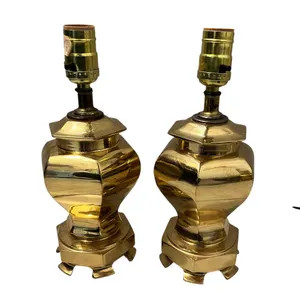 Pair of Petite MCM Brass Urn Lamps - Etsy | Etsy (Global)