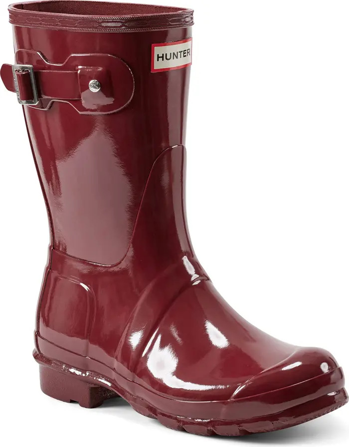 Hunter Original Tour Short Gloss Packable Rain Boot (Women) | Nordstromrack | Nordstrom Rack
