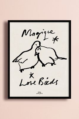 Magique Love Birds Wall Art | Anthropologie (UK)