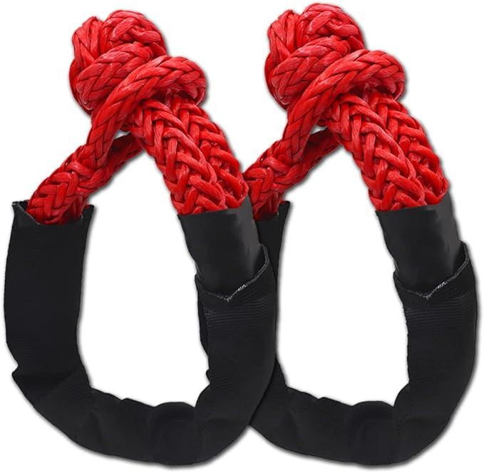 BNEEN Synthetic Soft Shackle 1/2" X 24 Inch Off Road Recovery Rope(43,000 lbs) Breaking Strength ... | Amazon (US)