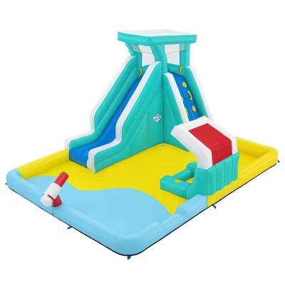 H2OGO! Beach Blast Mega Water Park – Inflatable Pool, Slide, Blasters & Canopy | Target