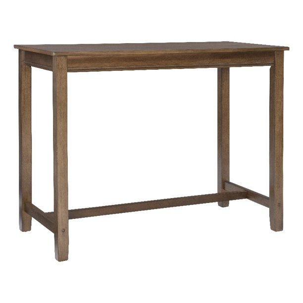 Linon Claridge 36" Wood Counter Height Pub Table in Rustic Brown | Walmart (US)