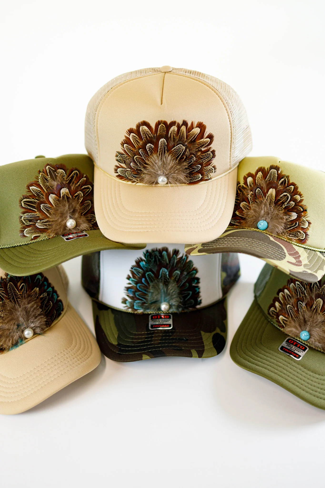 HD TailFeather Hats, VARIOUS COLORS | Jaxe + Grace Boutique