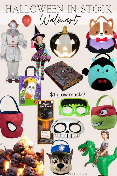 Lots of Halloween Candy pales and fun things still in stock and will arrive well before Halloween! Love the giant Pennywise and he’s on sale! #walmartpartner #walmartfinds @walmart #iywyk 

#LTKparties #LTKsalealert #LTKHalloween