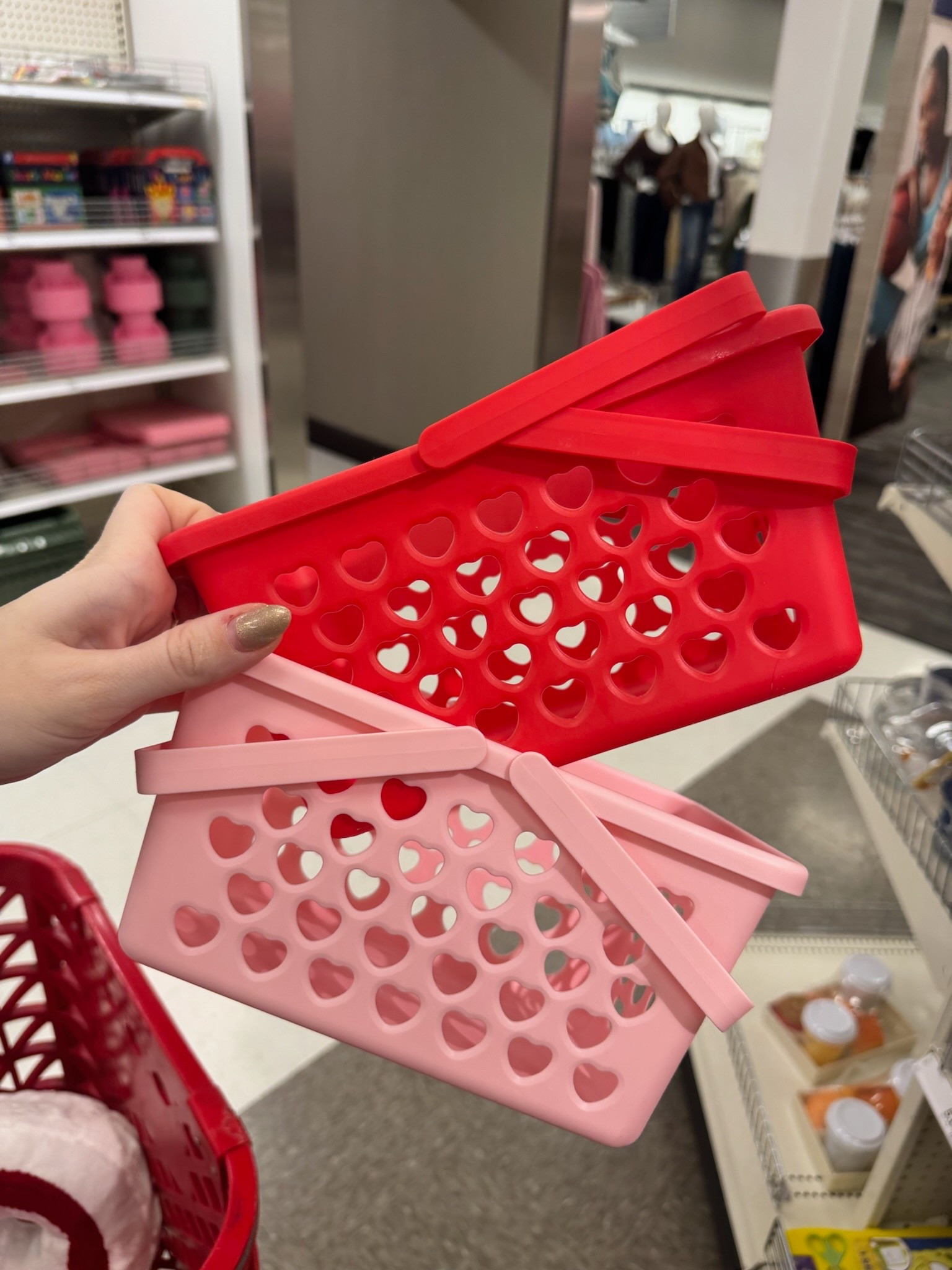 These heart baskets from Target make the perfect base for a Valentine’s Day basket! Fill with chocolates, toys, or cozy goodies for an easy, cute gift!

#LTKSeasonal #LTKKids #LTKValentine