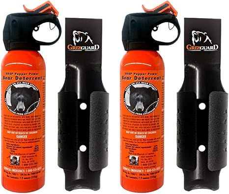 Udap Bear Spray Safety Orange with Color Griz Guard Holster | Amazon (US)