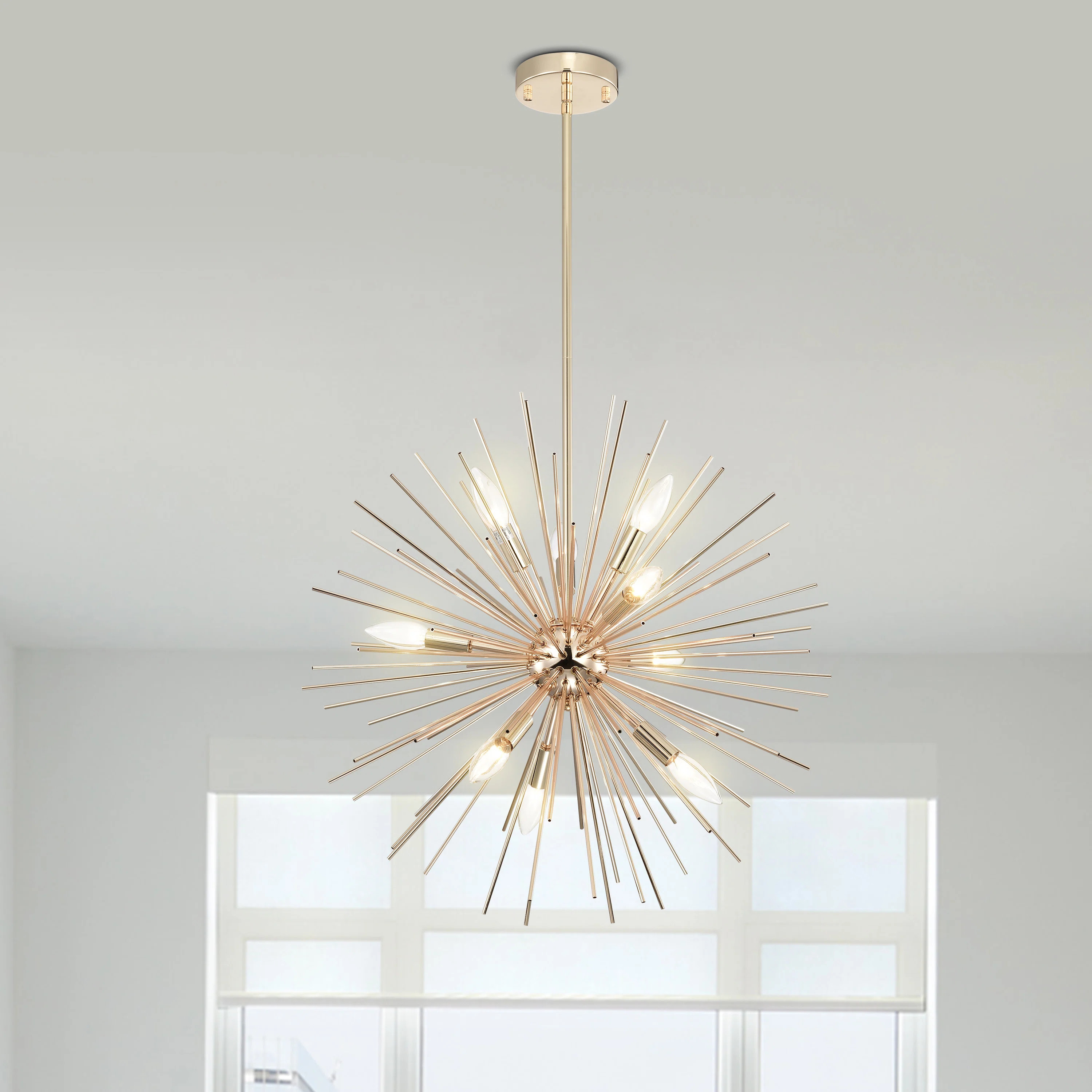 Bexhet 9 - Light Dimmable Sputnik Sphere Chandelier | Wayfair North America
