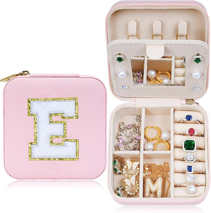 Jewelry Travel Case Small Organizer Stocking Box Personalized Gifts Teenage Jewelry Accessories H... | Amazon (US)