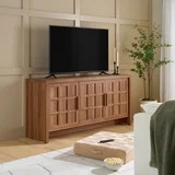 Better Homes & Gardens Mason TV Stand for TVs up to 75", Brown Oak Finish | Walmart (US)