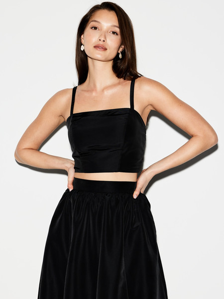 The Occasion by Old Navy Taffeta Cropped Tank Top | Old Navy (US)