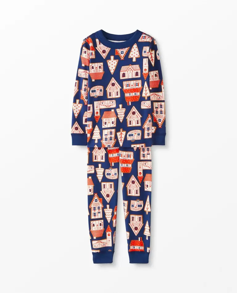 Holiday Print Long John Pajama Set | Hanna Andersson