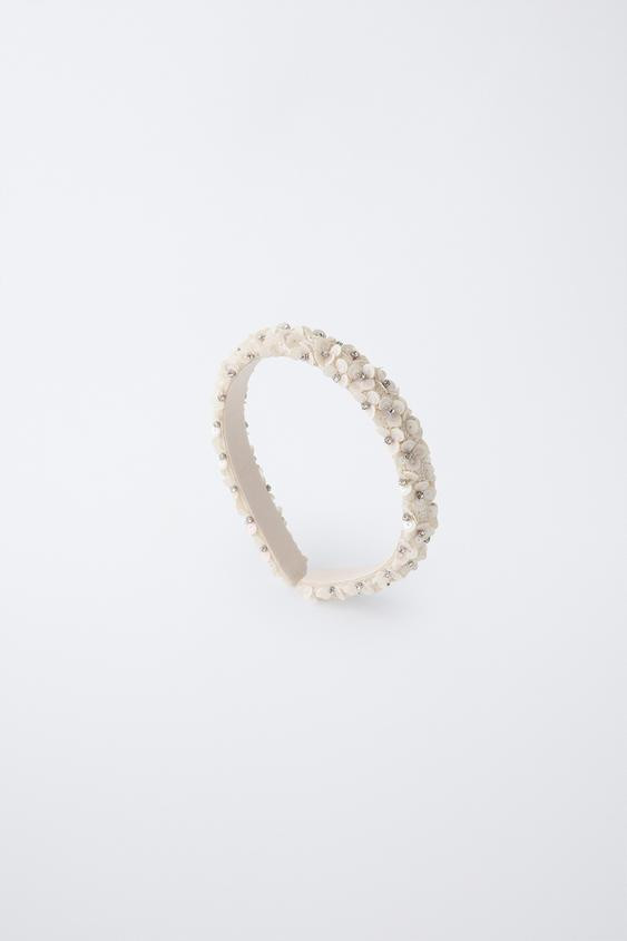 SEQUIN AND GLITTER HEADBAND | Zara US