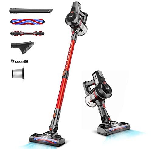 INSE Cordless Vacuum Cleaner, 6-in-1 Lightweight Stick Vacuum Up to 45 Mins Runtime with with 2200mA | Amazon (CA)