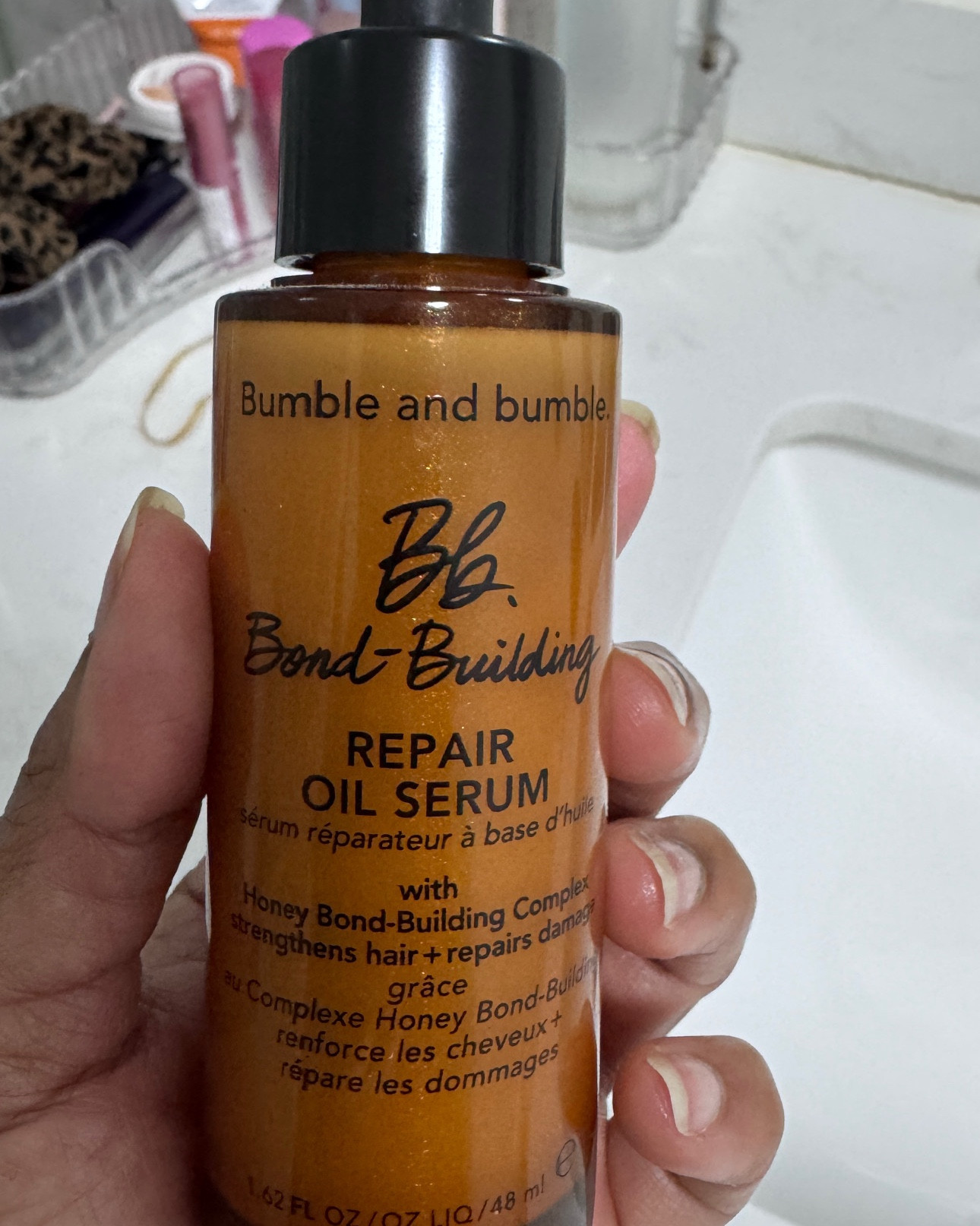 If you are looking for Bond-Building Hair Repair Oil Serum Treatment, works so great on my frizzy hair after wash day 1.

 , bumble & bumble serum is good also styling oil 

watch my latest video on my youtube @ pamdsouza 

#haircare #hairstyle 

#LTKStyleTip #LTKFindsUnder50 #LTKTravel