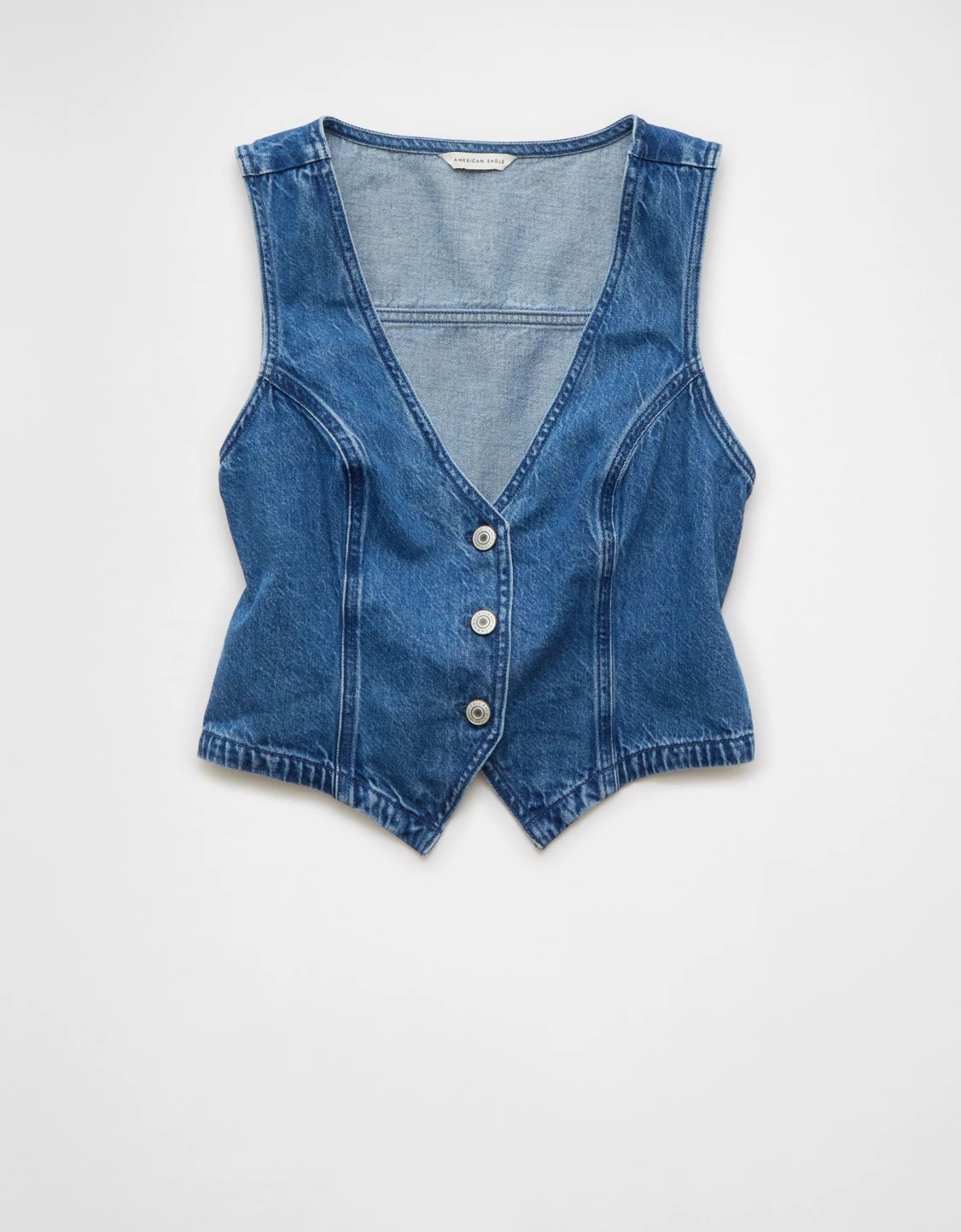 AE Classic Denim Vest | American Eagle Outfitters (US & CA)