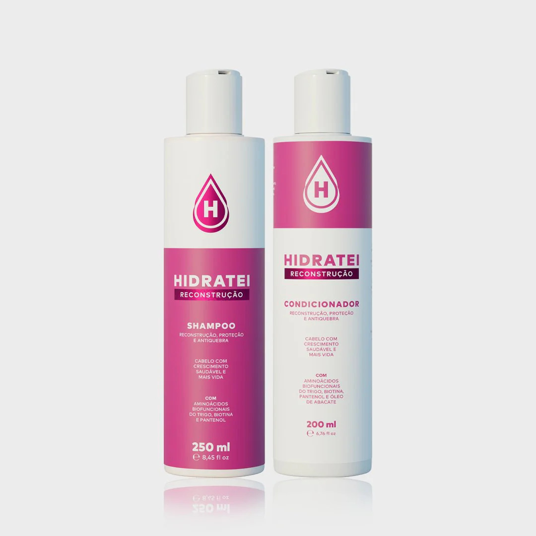 Kit Limpeza Reconstrução | Hidratei (BR)