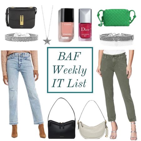 What’s trending this week for spring on the blog 💕 spring nail polish, straight leg jeans, denim joggers, hobo bags, shoulder bags, and classic jewelry 💕💕🌺

#LTKitbag #LTKbeauty #LTKunder100