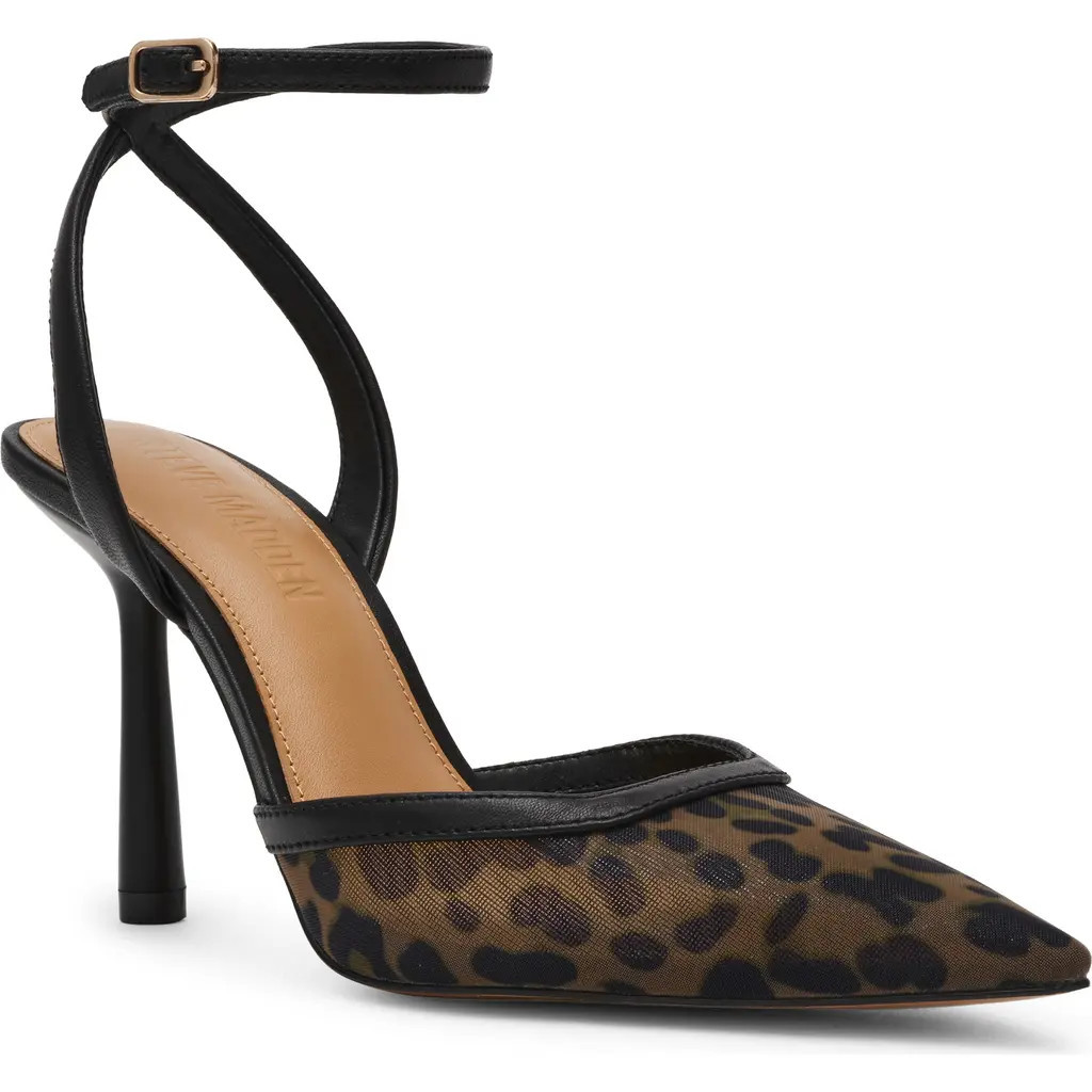 Steve Madden Alliance Pointed Toe Pump in Leopard at Nordstrom, Size 9.5 | Nordstrom