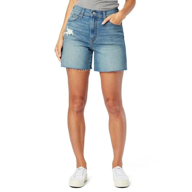 Signature By Levi Strauss & Co Women Heritage High Rise 5" Shorts | Walmart (US)