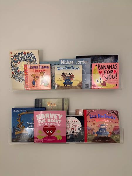 Nursery - playroom books - valentine’s Day - toddler books - nursery books - acrylic shelves - baby books

#LTKfamily #LTKSeasonal #LTKbaby