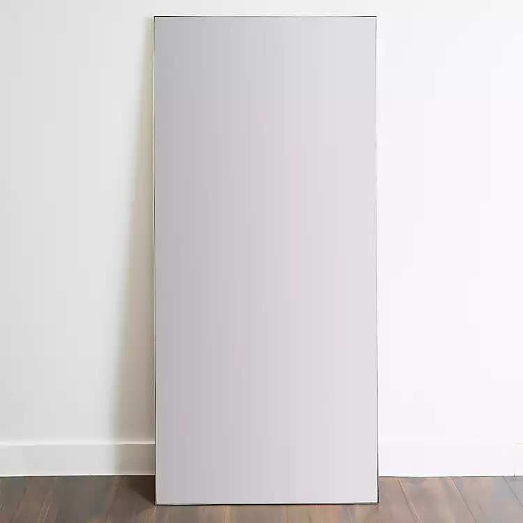 Silver Metal Leaner Mirror | Kirkland's Home