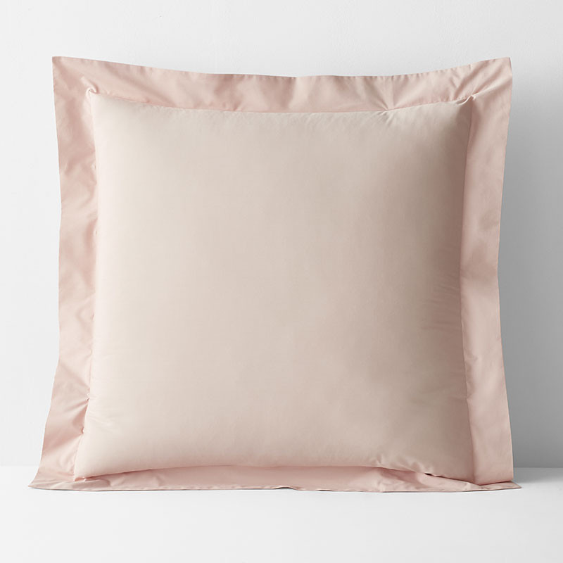 Classic Cool Cotton Percale Sham - Butterscotch, Euro | The Company Store