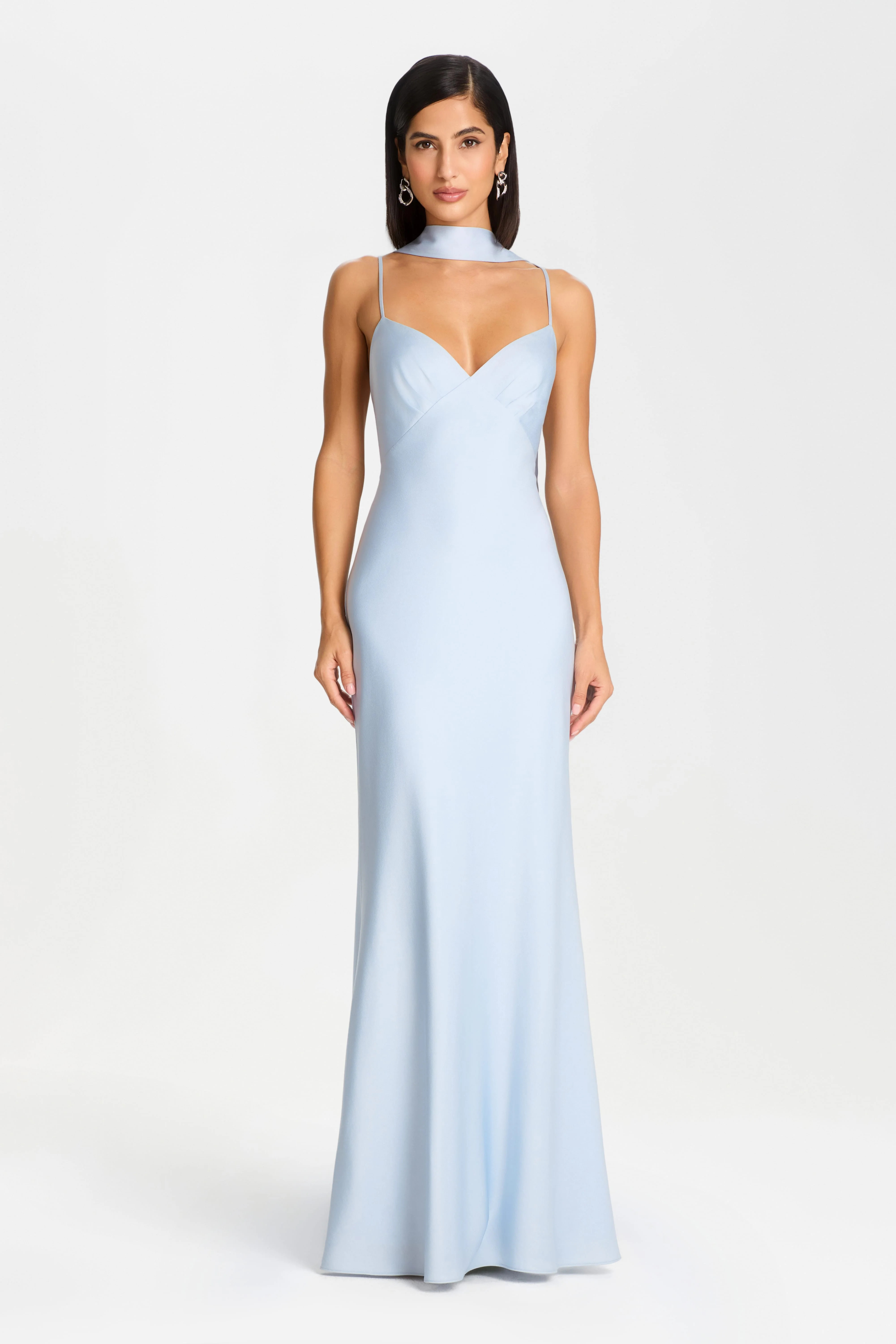 Leanna Blue Dress | Nadine Merabi