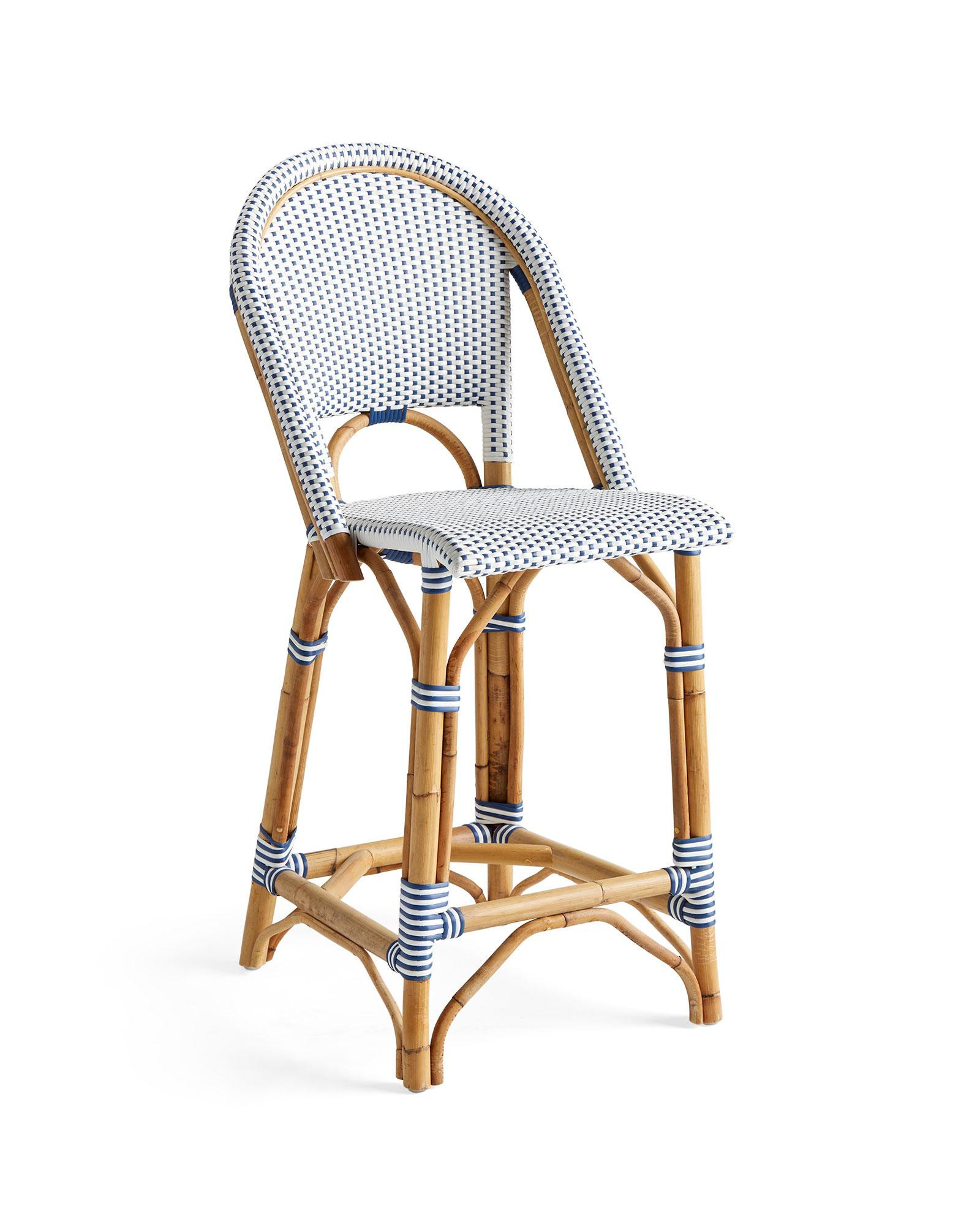Riviera Rattan Counter Stool | Serena and Lily