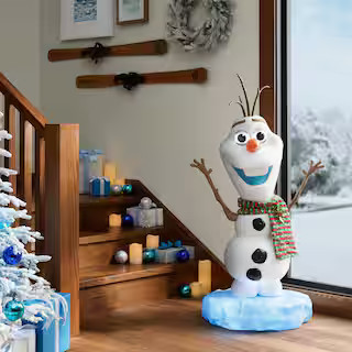 4 ft. Animated LED Holiday Olaf A7 | The Home Depot