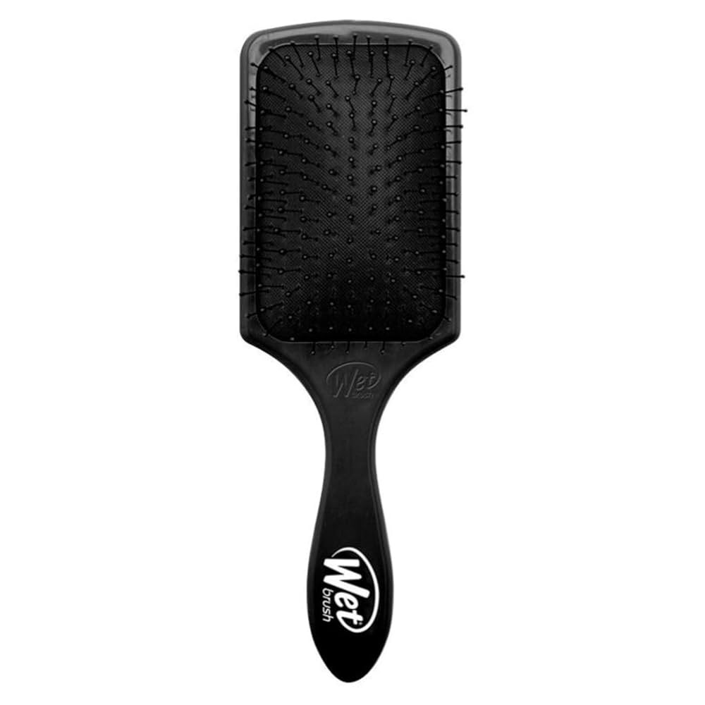 Wet Brush Paddle Detangler Hair Brush, Black, Ultra-Soft IntelliFlex Bristles with AquaVent Desig... | Amazon (US)