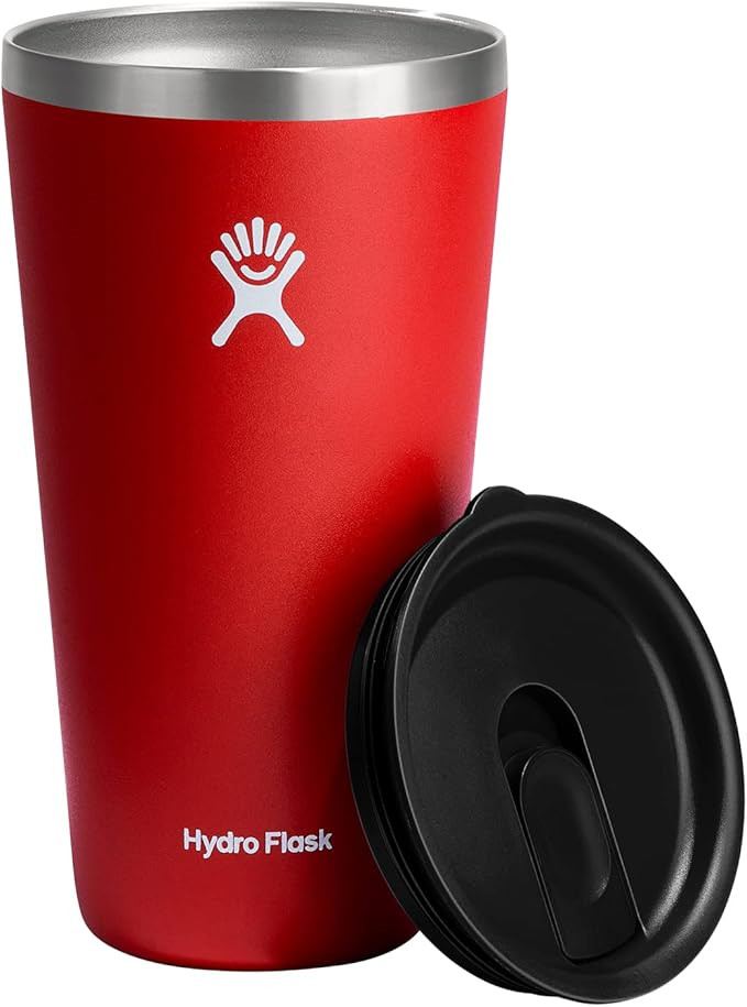 Hydro Flask All Around Stainless Steel Tumbler with Lid and Double-Wall Vacuum Insulation | Amazon (US)