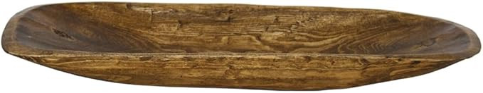 Lifestyle Collection Rustic Dough Bowl - Hand Carved Decorative Wood Bowl - LS1013 | Amazon (US)